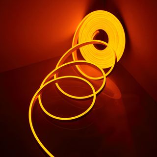 Светодиодный гибкий неон IDL-N 4.5х13 2835/25mm 120led 12V Orange 9.6W
