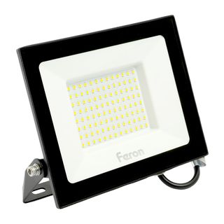 Прожектор светодиодный SMD 100Вт 6400K IP65  AC230V/50Hz, чип 2835 ,черный корпус