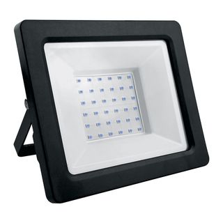 Прожектор светодиодный, 2835SMD, 30W синий AC230V/50Hz IP65, в черном компактном корпусе