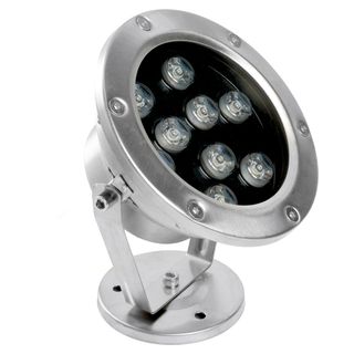 Прожектор светодиодный стационарный VDL-9Вт, 24V, 850Lm, IP68, 145х80х160mm, Cool White