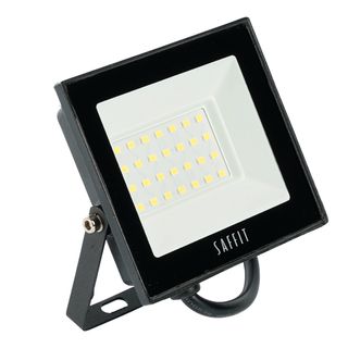 Прожектор светодиодный, 2835SMD, 30W 6400K  AC230V/50Hz IP65, черный в компактном корпусе