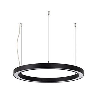 Светильник SP-CIRCLE-HANG-O3535-D500-30W Day4000 (RAL9005, 120 deg, 230V) IP40 LED