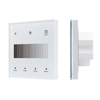 INTELLIGENT ARLIGHT Сенсорная панель SMART-DALI-301-11-1G-4SC-DIM-IN White (BUS/24V, Touch, 2.4G) (I