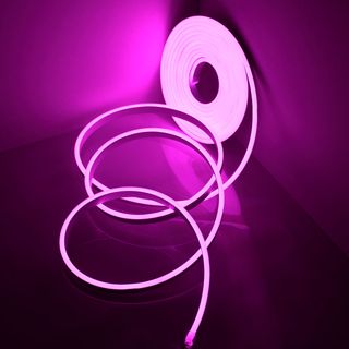 Светодиодный гибкий неон IDL-N 4.5х13 2835/25mm 120led 12V Pink 9.6W