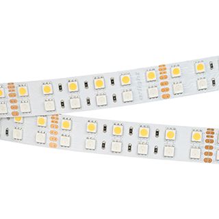 Светодиодная лента RT 2-5000 24V RGB-Warm 2x2 (5060, 720 LED, LUX) (Arlight, 32 Вт/м, IP20)