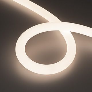 Светодиодная лента герметичная MOONLIGHT-SIDE-FP-X1088-D25mm 24V Day4000 (20 W/m, IP65, 5m, wire x1)