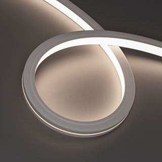 Светодиодная лента герметичная MOONLIGHT-TOP-X280-16x16mm 24V Day4000 (10 W/m, IP67, 15m, wire x1)