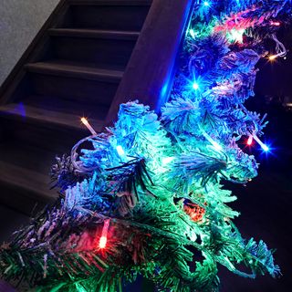 Гирлянда Твинкл-Лайт 20 м, прозрачный ПВХ, 160 LED, цвет мультиколор