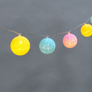 Гирлянда светодиодная Карамельки 1,5 м, 10 LED, прозрачный ПВХ, теплый белый, питание USB