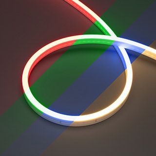 Лента герметичная NOVA-SIDE-PU-B84-12x20mm 24V RGB-Warm (15 W/m, IP68, 5m, wire x2) (Arlight, Полиур