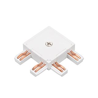 Коннектор угловой MAG-VIBE-CON-L90-POWER (WH) (Arlight, IP20 Металл, 5 лет)