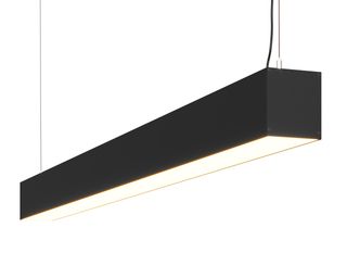 Линейный светодиодный светильник подвесной NPL-87-2500 68Вт 5000К IP40 Черный